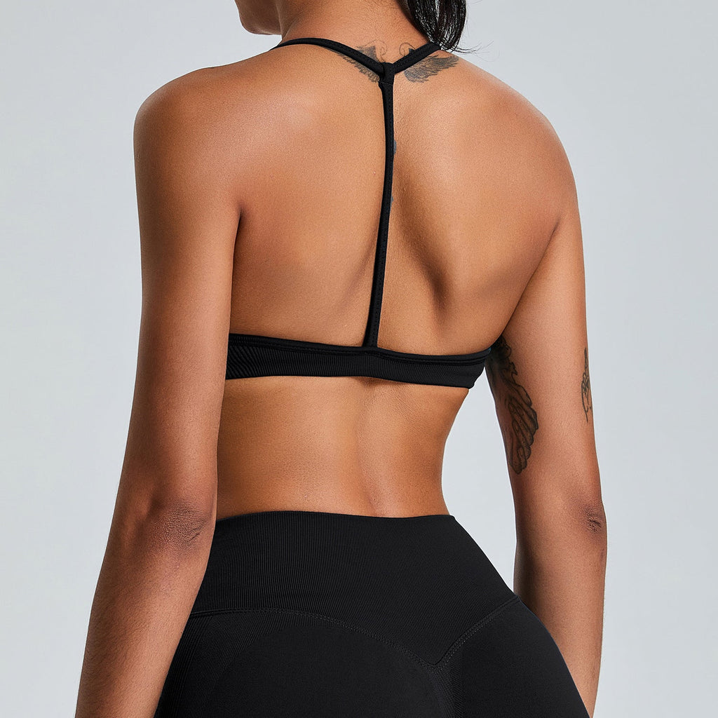 Seamless Sports H-shaped Back Yoga Bra