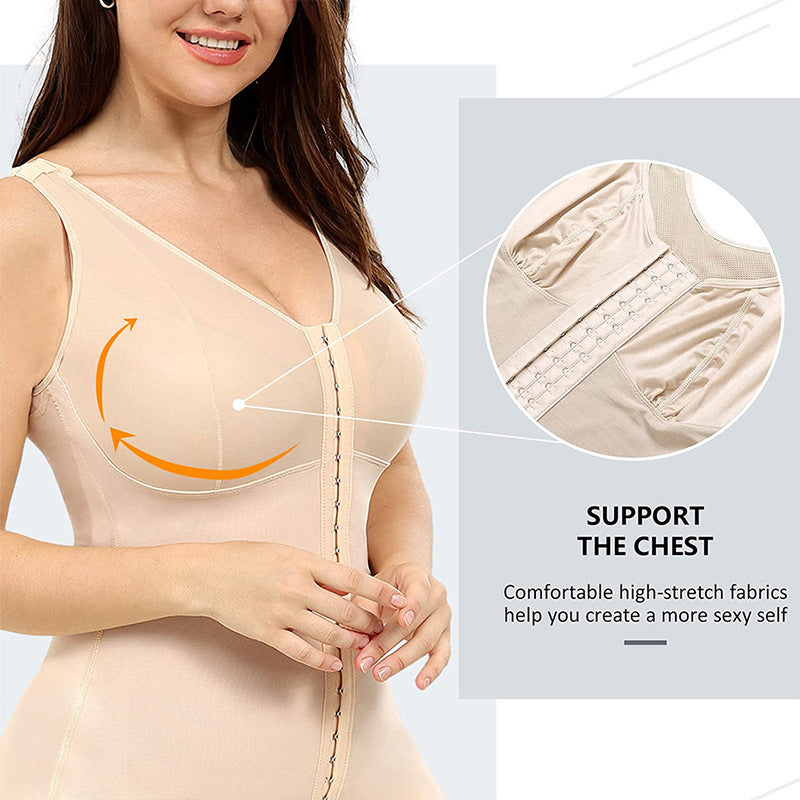 Women's Bodysuit One Piece Zipper Vest