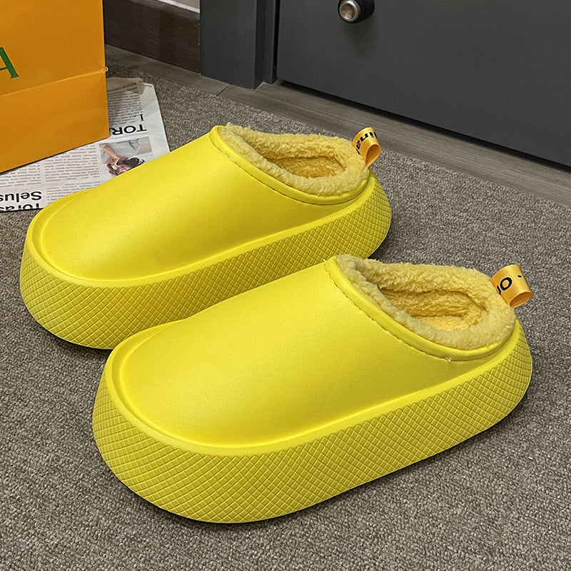 Cotton Plush Slippers Home & Outside Wear