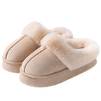 Indoor Warm Anti-slip Thick Sole Cotton Slippers