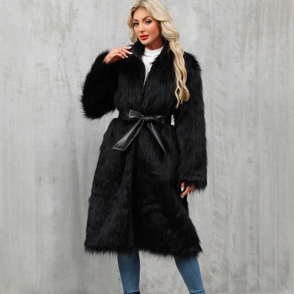 Overknee Thickened  Women Coat