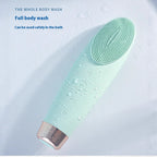 7-speed Rechargeable Silicone Automatic Deep Cleaning Electric Facial Cleaner Body Wash