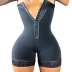 Shapewear One-piece Fajas Crotch Zipper Plus Size Butt-lift Underwear